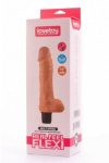 Lovetoy Real Feel Flexi Vibrator (1) 9″ vízálló vibrátor herékkel