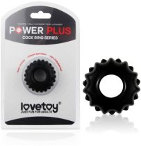 Power Plus - Péniszgyűrű  Fekete színben