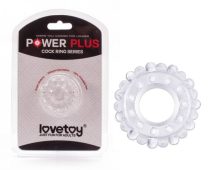   Power Plus - Péniszgyűrű - Áttetsző Bogyós Felületű áttetsző színben 