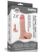 Lovetoy - Sliding Skin 7.8" dildo