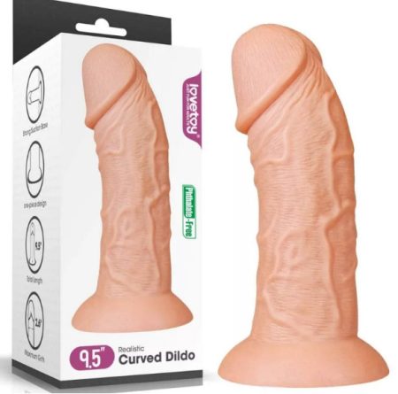 Lovetoy minőségi letapasztható dildó - 24 cm