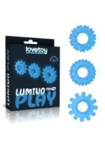   Lovetoy - Lumino - Pénisz Gyűrű Szett - 3 db-os - Foszforeszkáló