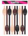 Lovetoy - puncis szívószál (natúr-barna-fekete) Lovetoy - puncis szívószál (natúr-barna-fekete)