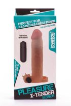    Pleasure X-tender vibrációs pénisz hosszabbító  3 inch (76mm)