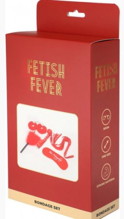 Fetish Fever - Bondage Set - 5 darabos - piros
