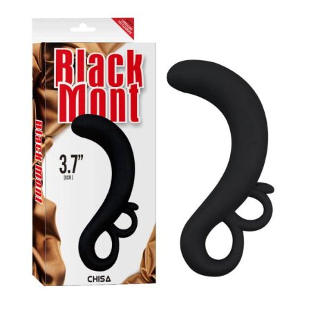 - Black Mont 3,7" két ujjas g-pont és prosztata stimuláló