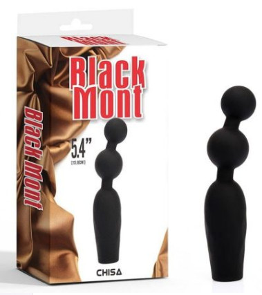Black mont Vibrating Booty Beads fekete anál izgató