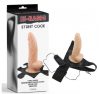 Hi-Basic PVC, Natural, 19 cm Felcsatolható herés vibrációs dildó