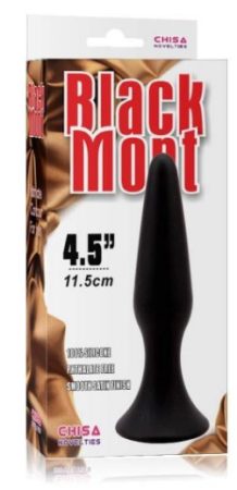 Black Mont L Silicone Plug ( Chisa Novelties ) fekete szilikon análplug