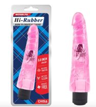   Chisa Novelties Hi-Rubber 8.8" - vízálló, élethű vibrátor - 23 cm (rózsaszín)