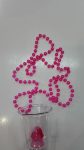 Pink gyöngyös fütyis felespohár Pink gyöngyös fütyis felespohár