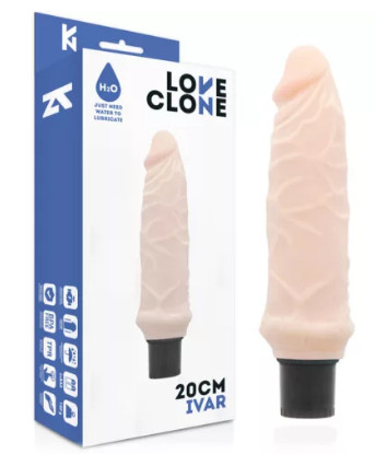 LOVECLONE IVAR – önkenő vibrátor 20 cm hosszú, 3.7 cm átmérőjű