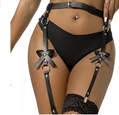 SUBBLIME - bőr láncos láharisnya – egy méretben