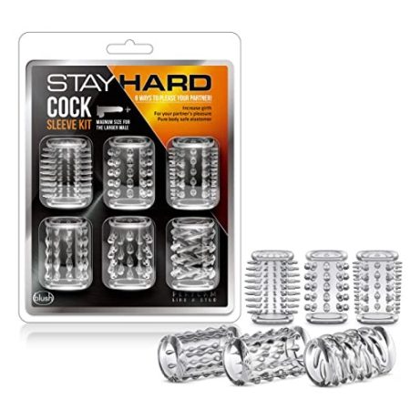 Stay Hard - Sleeve Set - 6 db-os péniszköpeny szett