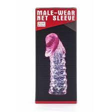 Male-Wear net sleeve áttetsző péniszköppeny
