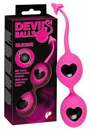 Devils Balls - gésagolyó duó (pink-fekete)
