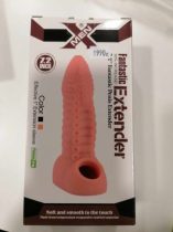   7.2" Fantastic Penis Extender péniszhosszabbító, nyílással a makk részén.