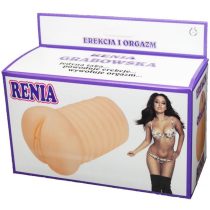   Masturbator  ReniaVagina 650 g Flesh. Cyberskin művagina vibrációval 15cm