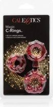 Calexotics magic c ring 3 db-os piros 