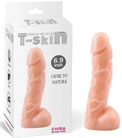 Chisa Novelties T-Skin Spread Me No. 04 élethű, eres dildó