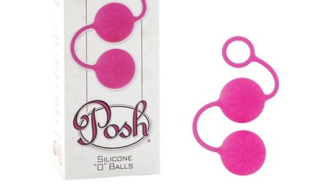 Posh Silicone  "O" Balls pink