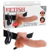 Fetish Fantasy Series 7? Vibrating Hollow Strap-On with Balls Flesh