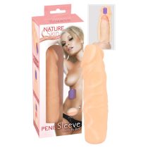   Nature Skin - Penis Sleeve - Péniszhosszabbító Vibro tojással
