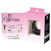 Smile Stayer - vibrációs péniszgyűrű (fekete)