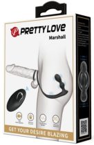 Pretty Love Marshall péniszgyűrű + prosztata maszírozó