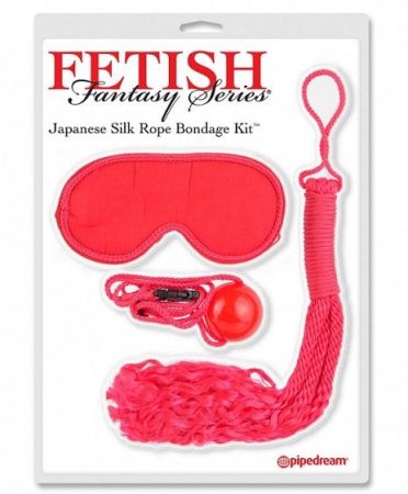 Japanese Silk Bondage Kit Red