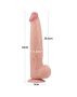 Lovetoy 13.5'' King Sized Sliding Skin Dual Layer Dong