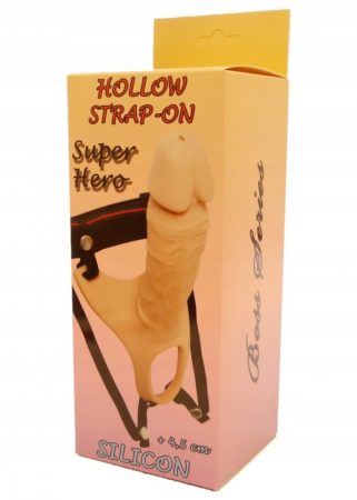 Hollow Strap-on Super Hero felcsatolható pénisz