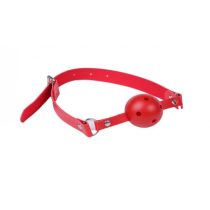   Passion labs Ball Gag piros színű szájgolyó csatos pánttal