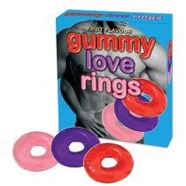 Gummi Love Rings - Ehető Péniszgyűrű