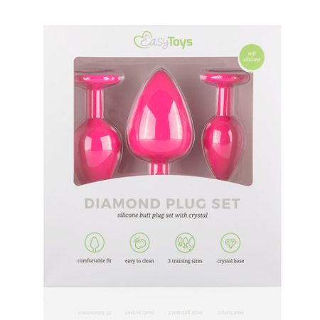 Easy Toys - Diamond Plug Set - Anál Ékszer Tréning Szett