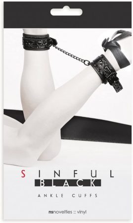 NS Toys Sinful Ankle Cuffs Black
