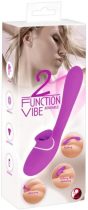   You2Toys - 2 Function Vibe Bendable - Csiklóizgatós Hajlítható 2 az 1-ben Vibrátor