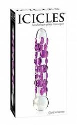 Icicles Hand Blown Glass Massager 7