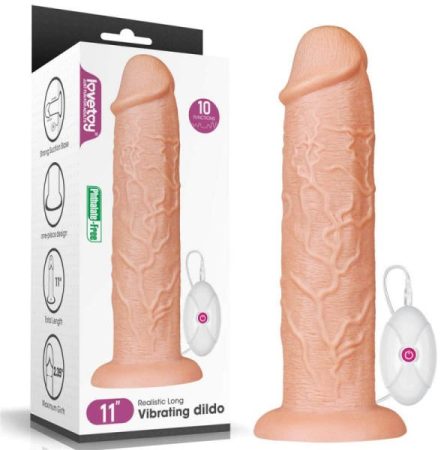 Lovetoy - Realistic Long Vibrating Dildo 