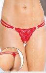 Softline G-String 2444 dupla pántos tanga (piros)