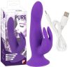 You2Toys Pure Lilac akkus nyuszis, tapadótalpas vibrátor