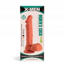  X-Men Ogden's 6.5" Cock - letapasztható, herés, élethű dildó - 16,5 cm (testszínű)