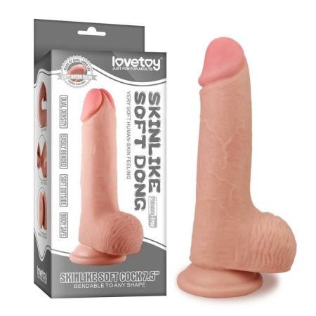 Lovetoy - Skin Like Cock relaisztikus dildo – 7,5″