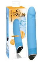 SMILE Happy - 7 fokozatú vibrátor kék 22x3,8cm