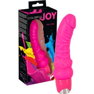 Colorful JOY - kis szilikon vibrátor (pink)