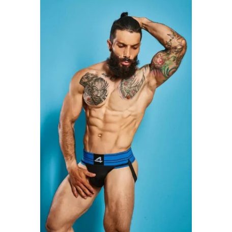 C4M - Rugby Jockstrap-ElectricBlue XL Férfi Alsó
