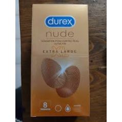 Durex Nude  original 8 db-os óvszer Latexmentes
