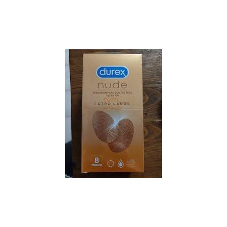 Durex Nude  original 8 db-os óvszer Latexmentes