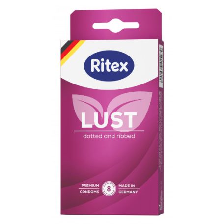 Ritex lust óvszer 8 db pontozott és bordázott 