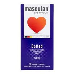Masculan Dotted  érdes gumióvszer 10 db
